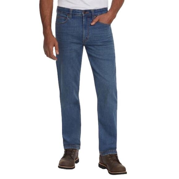 Kirkland Signature Men’s Blue Classic Stretch Denim Jeans Size 42 X 29 NWT - Picture 1 of 12